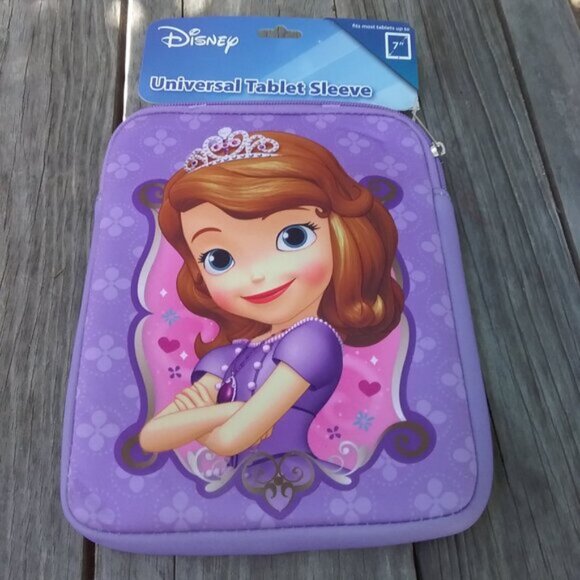 Disney Sofia Soft Case 7" Universal Tablet Sleeve Gift Idea NEW - Picture 3 of 4